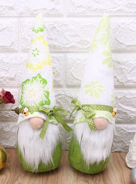 Patricks Day Gnome Faceless Doll Easter Decorations Irish Le