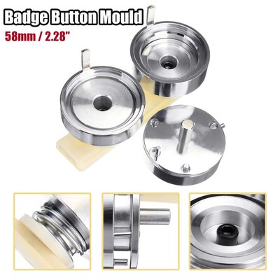 58mm Badge and Button Maker Punch Press Machine Round Die Mo