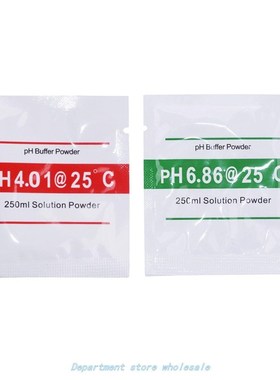 New 2 Bags PH Buffer Powder for PH Test Meter Measure Calibr