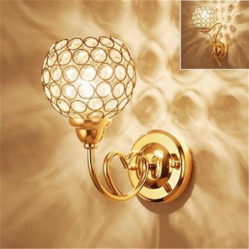 Crystal Wall Lamp Creative Dining Room Living Room Art Decor
