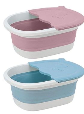 Plastic Foldable Foot Bath Bucket Footbath Massage Wash