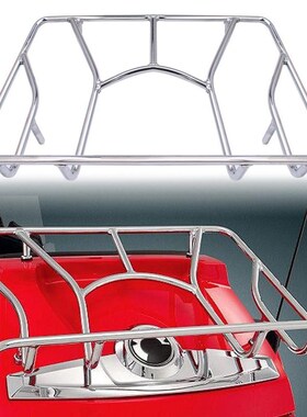 Motorcycle Cafe Racer Luggage Rack/Top Rail Trunk Case Carri