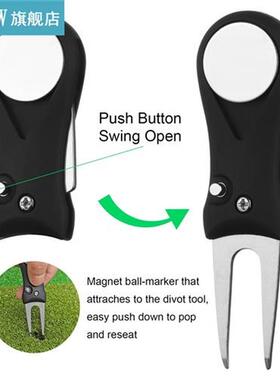 1Set Golf Towels/Brush/Divot Cleaning Kits Waffle Pattern Go