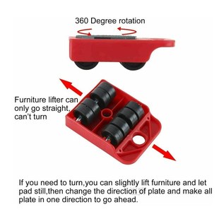 Slide Lifter Heavy Type Furniture 5PCS Tool System Moving