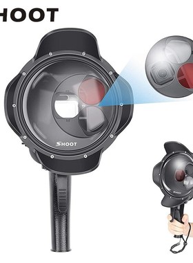 SHOOT for GoPro Hero 7 6 5 Black Waterproof Dome Port Filte