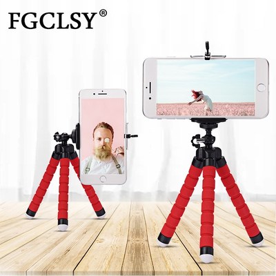 Mini Flexible Sponge Octopus Tripod  iPhone Samsung Xiaomi H