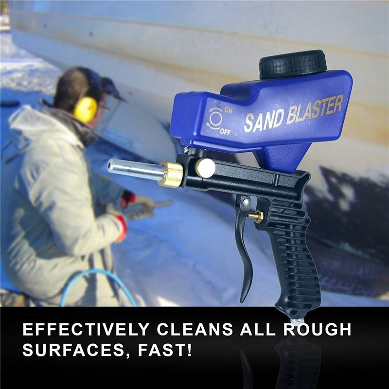 Portable Gravity Sandblasting Gun Pneumatic Sandblasting Set