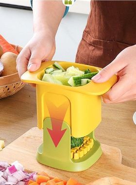 Alat Dapur Pemotong Tekanan Tangan Praktis Pemotong Dadu