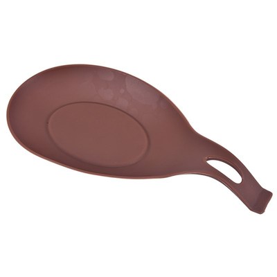 1pc Silicone Insulation Spoon Rest Heat Resistant Placemat D