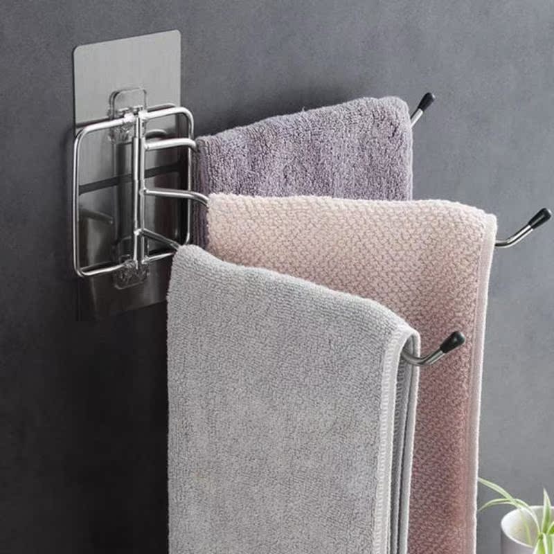 RecabLeght Adjustable Towel Holder Wall Mounted Towel Rack B