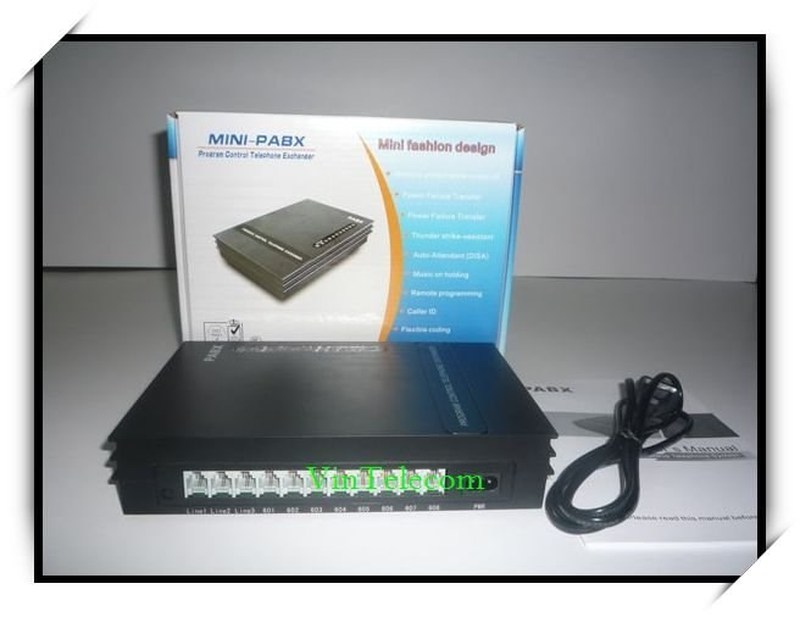 China PBX factory VinTeecom SV108  with 1fixed land line 8 i