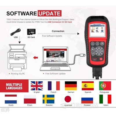AUTEL MaxiTPMS TS601 TPMS Car Diagnostic tool OBD2 Scanner A