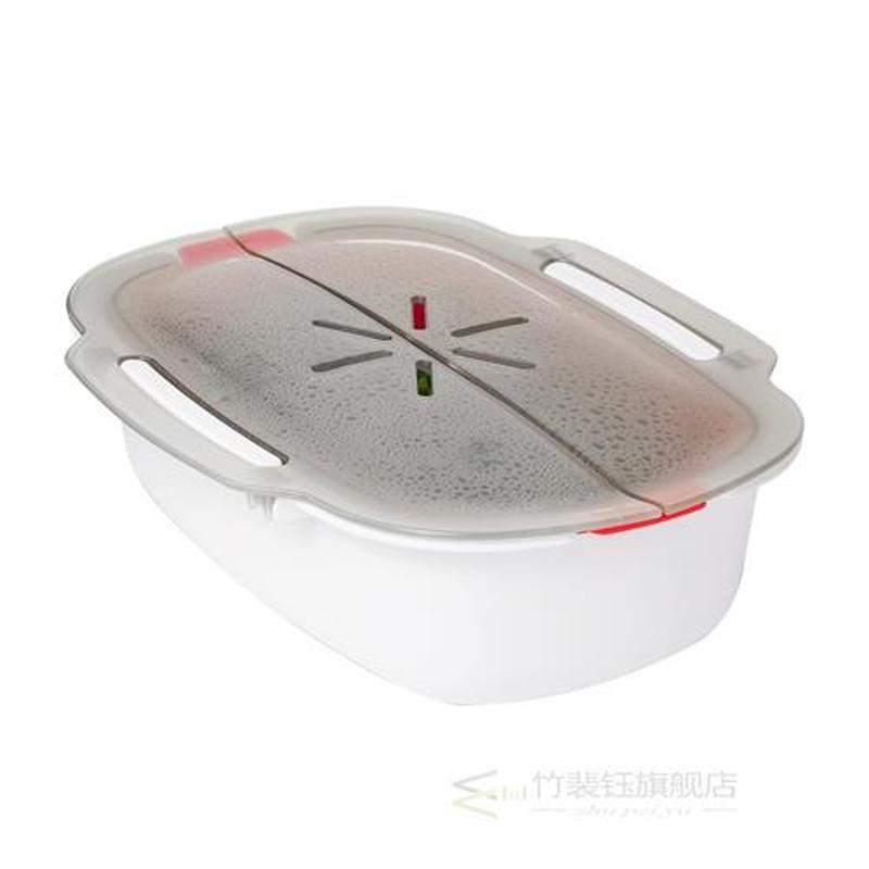 Healthy Microwave Steamer Basket Boxes Safe Food Shelf Cookw