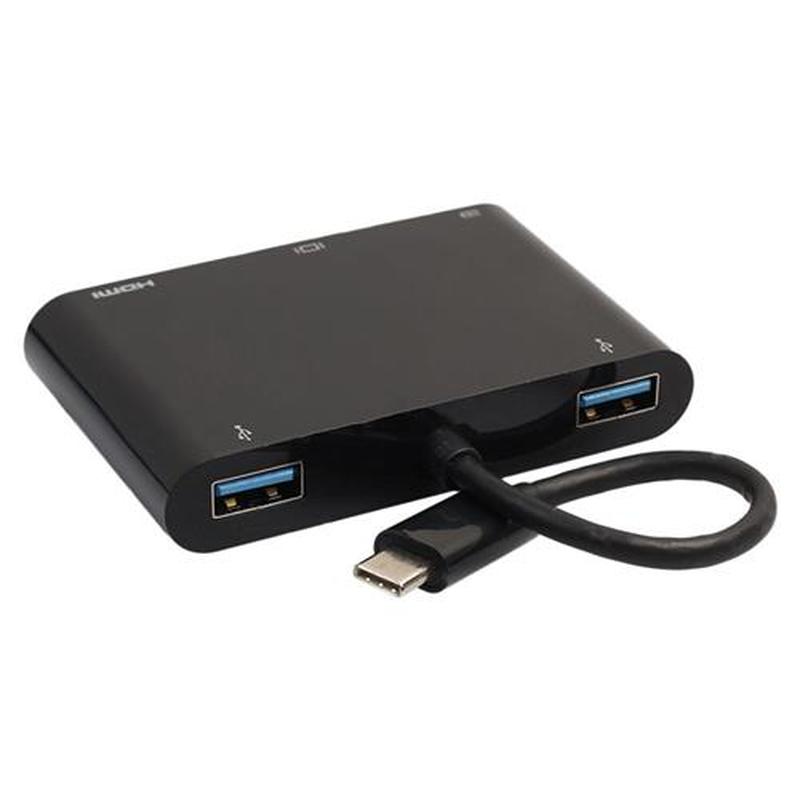 Balck USB3.1 TYPE-C to VGA HDMI USB3.0HUB TYPE-C Charging Mu 电子/电工 其它 原图主图