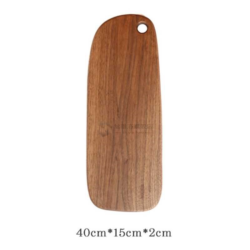 Black walnut whole wood fruit chopping board Western board w