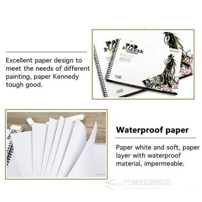 Marker Paper Pad A3 A4 A5 32 Sheets Sketch Artist Drawing Wa