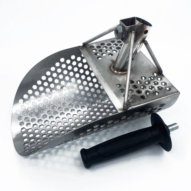 Stainless Steel Beach Sand Scoop with Handle Metal Detecting