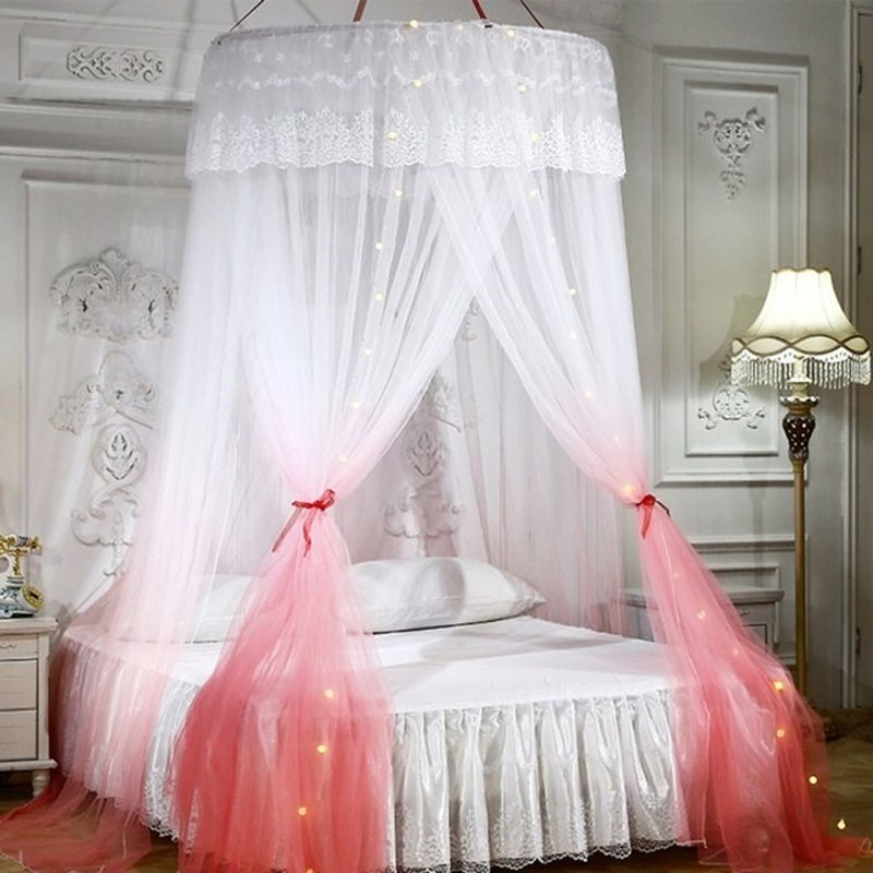 Home Large Elegant Mosquito Nets for Summer Hanging Kid Bedd