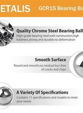 520Pcs Precision Steel Ball Bearings ,2-8mm Balls netic Loos