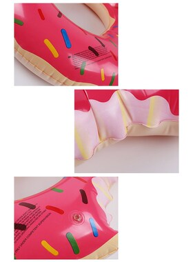 Summer Outdoor Activities Inflatable Donut Swimming Ring Poo