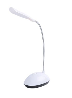 Battery Powered Mini LED Desk Lamp 360 Degree Rotation Readi