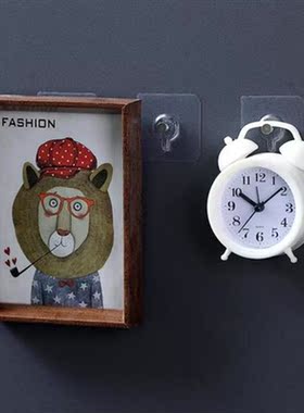 Transparent Album Hook Punch-Free Screw Hook Strong Adhesive