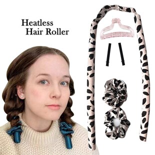curly hair products curler no heat flexi rods heatless curli