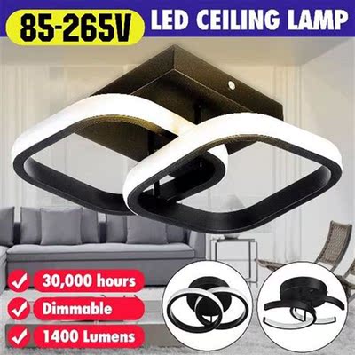 Metal Ceiling Light Dimmable Lighting Fixtures Acrylic Home