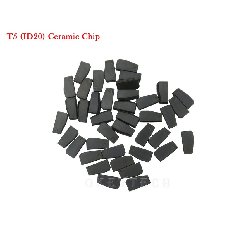 OkeyTech 1 Piece T5 Car Key Chip Transponder Carbon Blank Ce