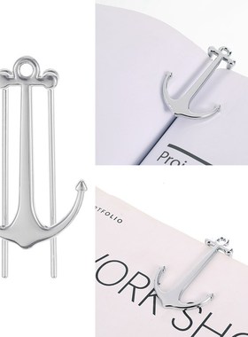 Anchor Bookmarks Creative Bookmark Metal Page Holder for Stu