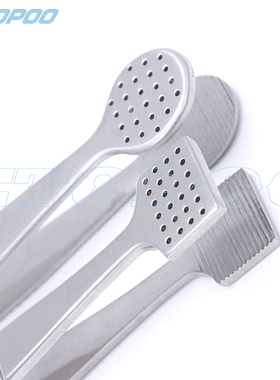 2 types Stainless Steel Tweezers Ophthalmic Forceps Micro