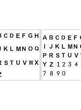 Alphabet Number Stencils 4 Inch 26 Pack Letters Numbers Sten