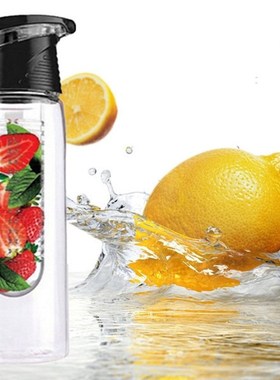 800ml Infuser Water Bottle plastic Fruit infusion Kids Drink