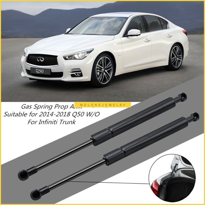 2PCS  runk Lift Supports Struts Shocks Gas Spring Rod   Infi