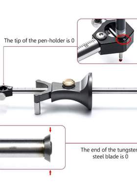 Woodworking Scriber Straight Line c Curve Pallel Wheel M