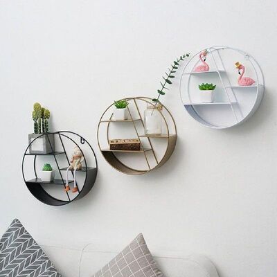 Useful Storage Shelf Durable Geometric Figure 2 Shapes