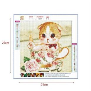 4 Pack Lovely 5D DIY Diamond Painting Kits Full Drill Rhines