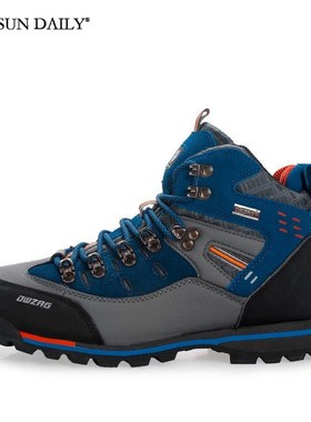 Hiking Shoes Men Winter Mountain Climbing Trekking Boots Top