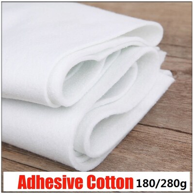 180g/280g Single Glue Adhesive Cotton Batting Fusible Felt I