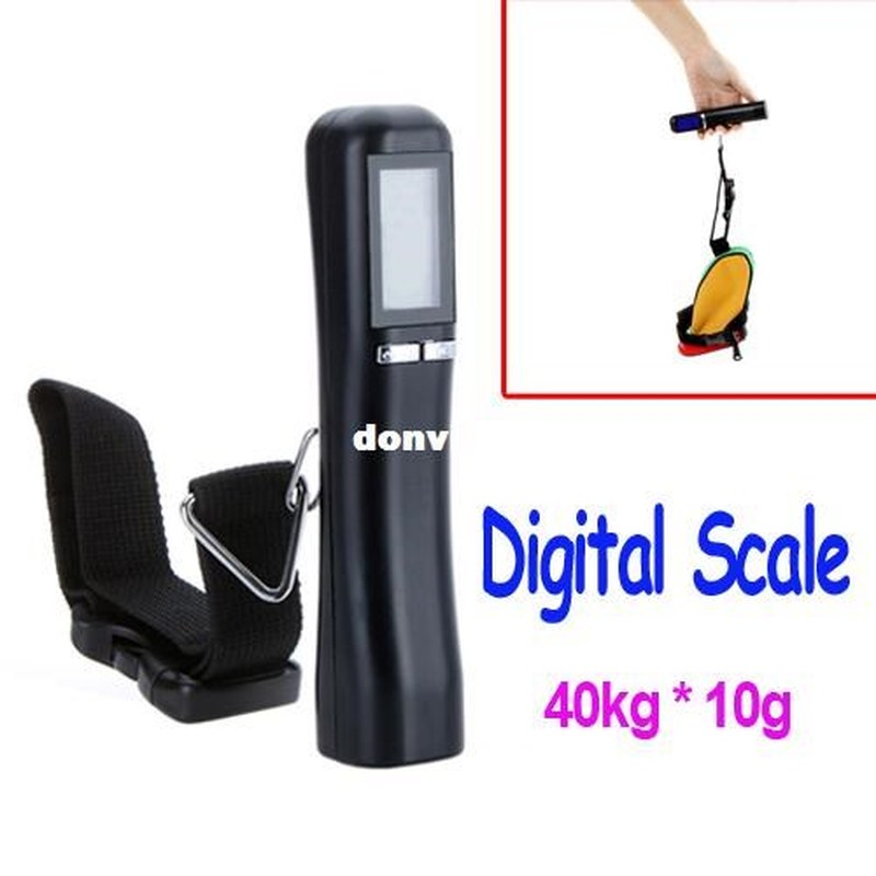Portable 40kg*10g Weight Hanging Handheld Backlight LCD Disp