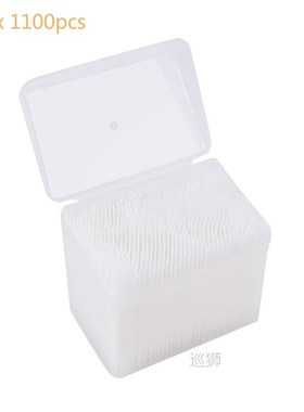 1100pcs/box of white plastic double-ended toothpicks interde