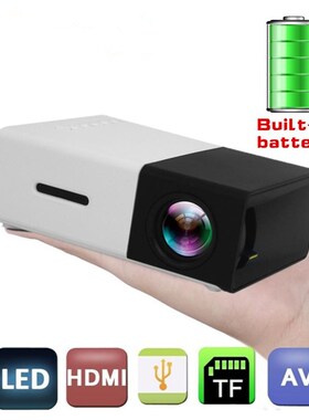 Projector YG300 Led Projector Lens 1080P Projector Screen 80