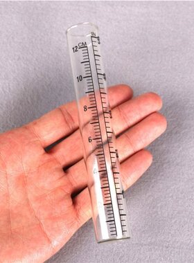 1Pc 14 X2.2cm Glass Rain Gauge Replacement Tube For Laborato