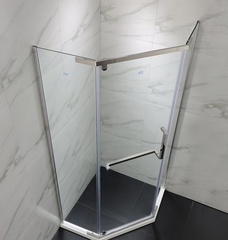 304 Stainless Steel Masonry Shower Room Glass Partition Bath