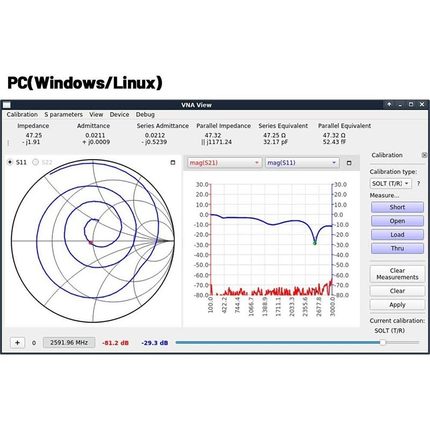 3G Vector Network Analyzer S-A-A-2 for NanoVNA V2 Antenna An