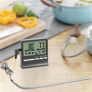 Large LCD Digital Kitchen Food Meat Cooking Thermometer for