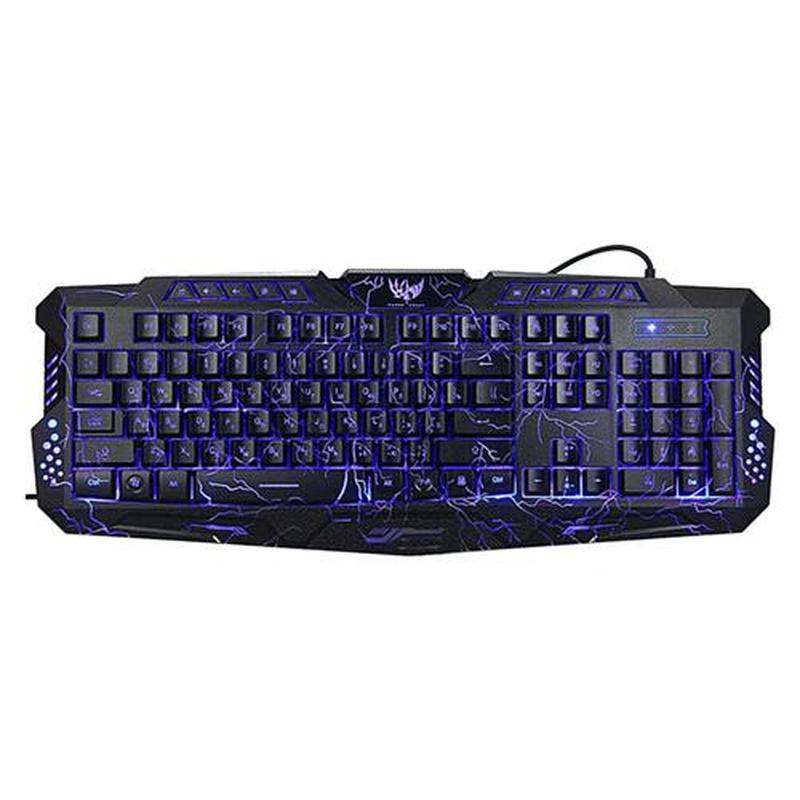 Gaming Keyboard LED Crack Keyboard Gamer 3 Colors Led Backli