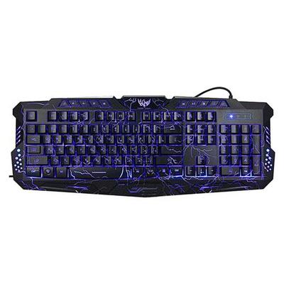 Gaming Keyboard LED Crack Keyboard Gamer 3 Colors Led Backli