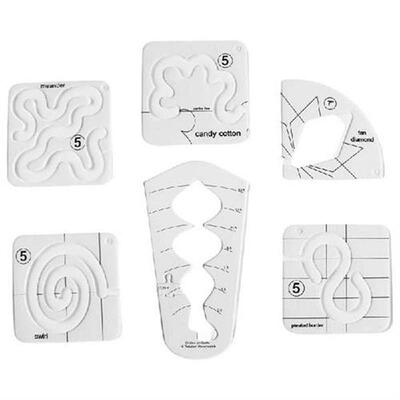 Sewing Ruler 6 Styles Pattern Making Ruler Set Acrylic