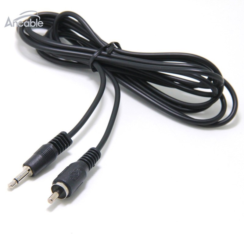 RCA Male to 3.5mm 1/8'' Monaural Mini Mono Male Plug